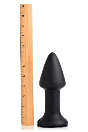 Mega Spade 10x Vibrating XL Silicone Plug - Image 4