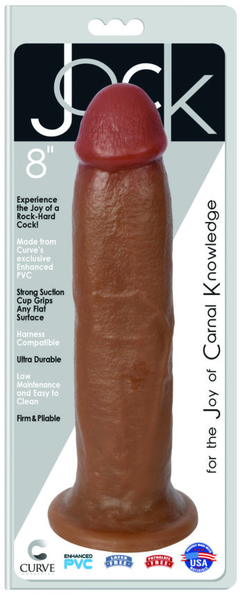 Jock 8 Inch Suction Cup Dildo - Medium - Image 2