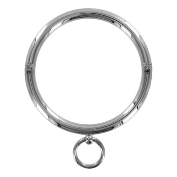 Ladies Rolled Steel Collar with Ring - Image 2