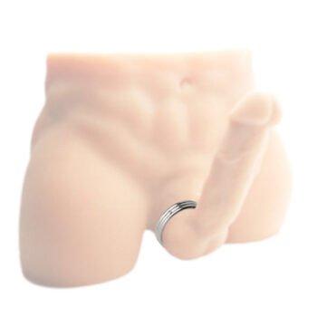 Echo 2 Inch Stainless Steel Triple Cock Ring - Image 2