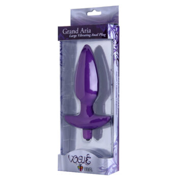 Aria Vibrating Silicone Anal Plug- Large - Image 3