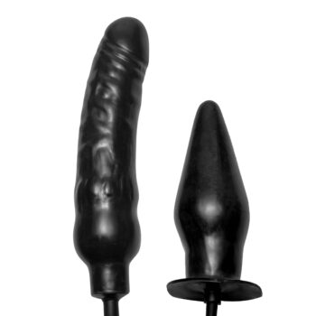 Deuce Double Penetration Inflatable Dildo and Anal Plug - Image 2