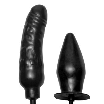 Deuce Double Penetration Inflatable Dildo and Anal Plug - Image 3