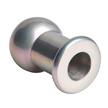 Hollow Aluminum Anal Plug- SM - Image 2