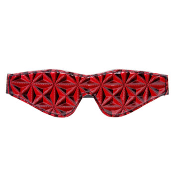 Crimson Tied Full Blackout Embossed Blindfold - Image 3