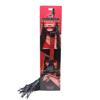 Crimson Tied Embossed Flogger - Image 3