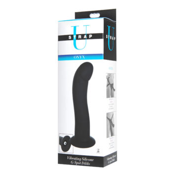 Onyx Vibrating Silicone G-Spot Dildo - Image 4