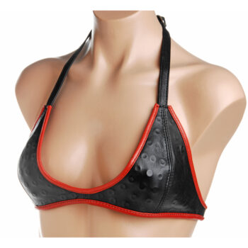 Leather Training Bra with Spikes - Image 2