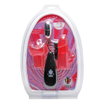 Luv Flicker Plus Vibrating Bullet with Attachments - Image 3