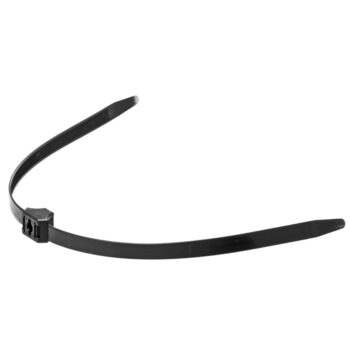 Black Zip Tie Police Cuffs- 10 Pack - Image 3