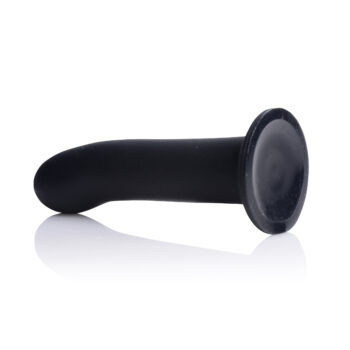 Black Silicone Strap-on Dildo - Large - Image 4