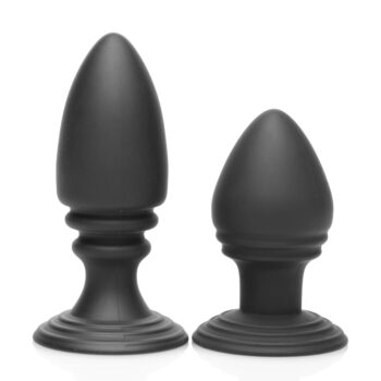 Duplex Silicone Anal Plug Set - Image 2