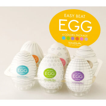 Easy Beat Egg Six Color Masturbator Six Pack