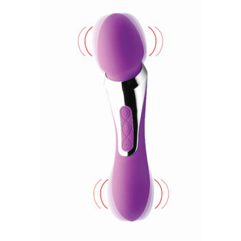 Duo Royale Ultra Powered Dual Ended Silicone Massaging Wand - Image 2