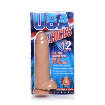 12 Inch Ultra Real Dual Layer Suction Cup Dildo - Image 6