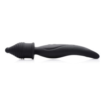 Dual Diva 2 in 1 Silicone Massager- Black - Image 2