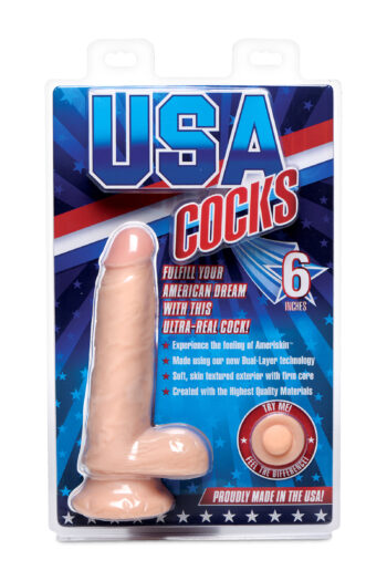 6 Inch Ultra Real Dual Layer Suction Cup Dildo - Image 6