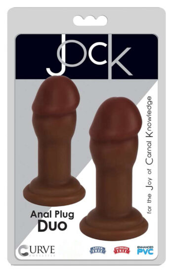 JOCK Anal Plug Duo Brown - Image 2