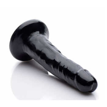 6 Inch Slim Dildo- Black - Image 5