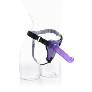 Comfort Ride Strap On Harness with Purple Dildo - Image 4