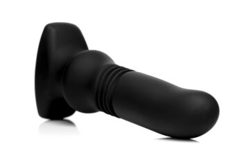 Silicone Vibrating and Thrusting Plug with Remote Control - Image 4