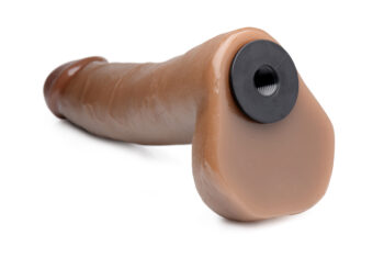 8 Inch Cock Lock Brown Dildo - Image 5