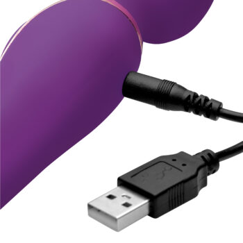 10X Dual Duchess 2-in-1 Silicone Massager - Purple - Image 6