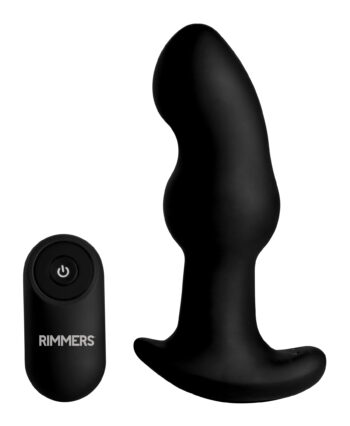 Gyro-I 10X Beaded Rimming Butt Plug with Remote Control - Image 2