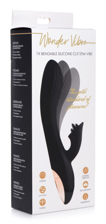 7X Bendable Silicone Clit Stimulating Vibrator - Image 7