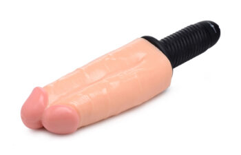 Double Decker 13X Vibrating Dual Dildo Thruster - Image 4