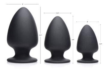 Squeezable Silicone Anal Plug - Medium - Image 7