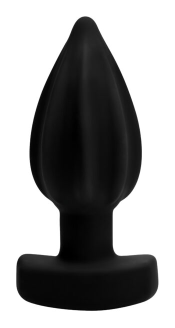 The Assterisk 10X Ribbed Silicone Remote Control Vibrating Butt Plug - Image 5