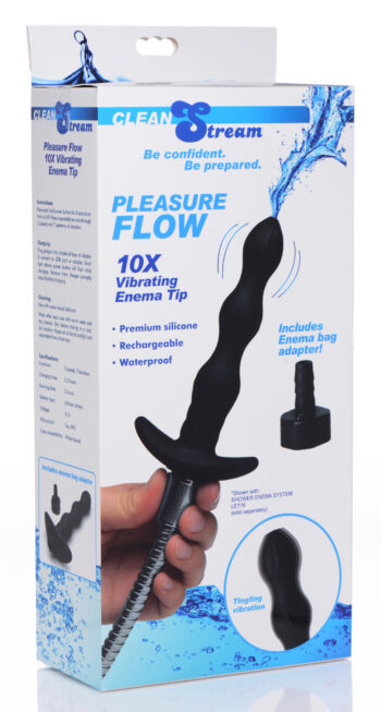 Pleasure Flow 10X Vibrating Enema Tip - Image 8