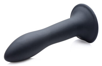 Squeezable Slender Dildo - Black - Image 5