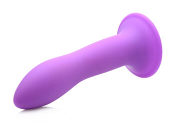 Squeezable Slender Dildo - Purple - Image 5