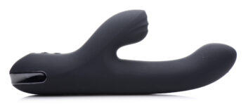 5 Star 13X Silicone Pulsing and Vibrating Rabbit - Black - Image 3