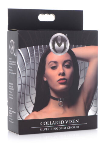 Collared Vixen Silver Ring Slim Choker - Image 5