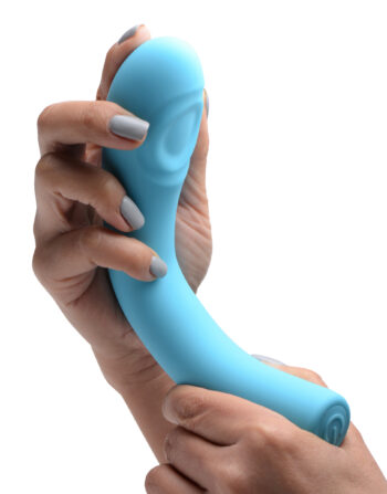 5 Star 9X Pulsing G-spot Silicone Vibrator - Teal - Image 2