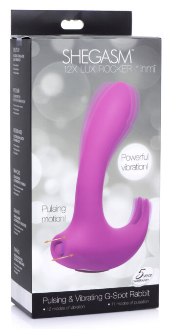 12X Lux Rocker Pulsing and Vibrating G-Spot Rabbit - Image 7