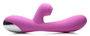 Shegasm 5 Star 7X Suction Come-Hither Silicone Rabbit - Pink - Image 3