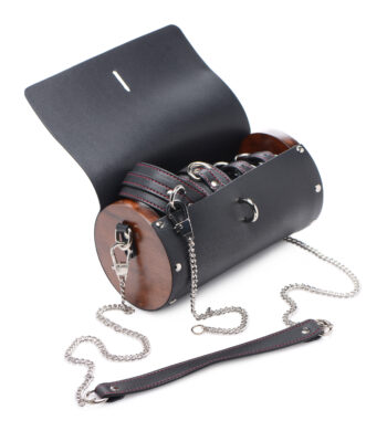 Kinky Clutch Black Bondage Set with Carrying Case - Image 4