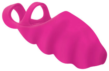 Thrill-Her Silicone Finger Vibrator - Pink - Image 2