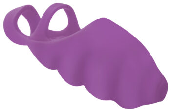 Thrill-Her Silicone Finger Vibrator - Purple - Image 2