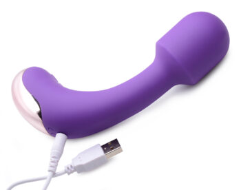 50X Silicone G-spot Wand - Purple - Image 4