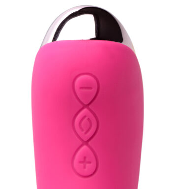 50X Silicone Beaded Vibrator - Pink - Image 3