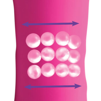 Twirl Teaser Rotating Beads Silicone Vibrator - Image 2