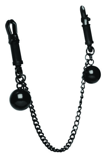 Isabella Sinclaire Clamps with Ball Weights and Chain - Image 4