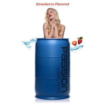 Passion Strawberry Flavored Lubricant - 55 Gallon Drum - Image 2