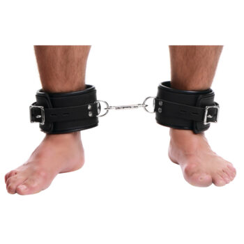 Strict Leather Padded Premium Locking Ankle Restraints - Image 2