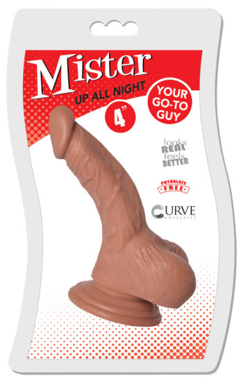 Mister Up All Night 4 Inch Dildo - Medium - Image 2